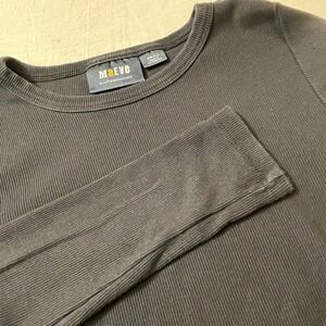 Maeve Anthropologie Womens Small Ribbed Long Sleeve‎ Top Black Crew Neck